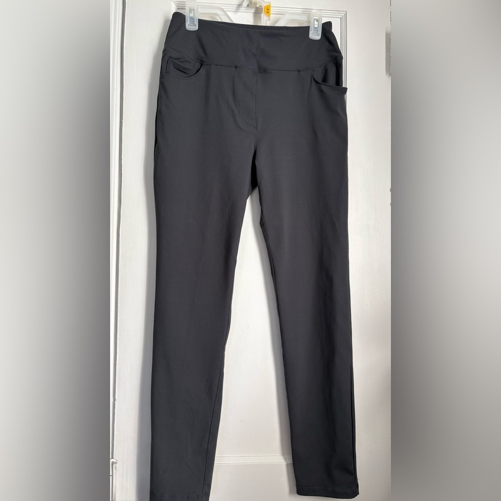 Pull-On Slim Fit Stretch Pants with Pockets, Sz: M (29L)